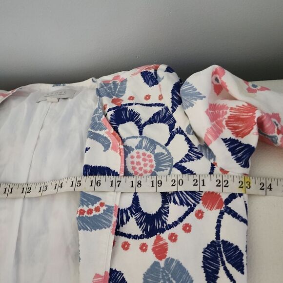 Hinge Floral Print Jacket Size Medium Long Sleeve Lined Fall Winter Nordstrom - Picture 6 of 7